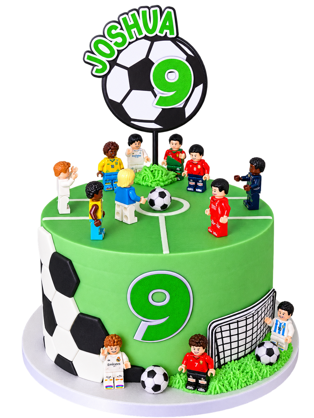 Birthday Cake for a Football Lego Fan